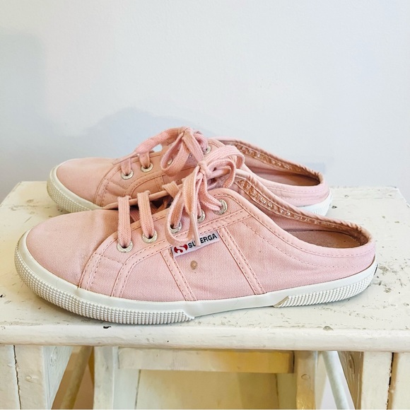 Superga light pink sneaker slides - Picture 3 of 6